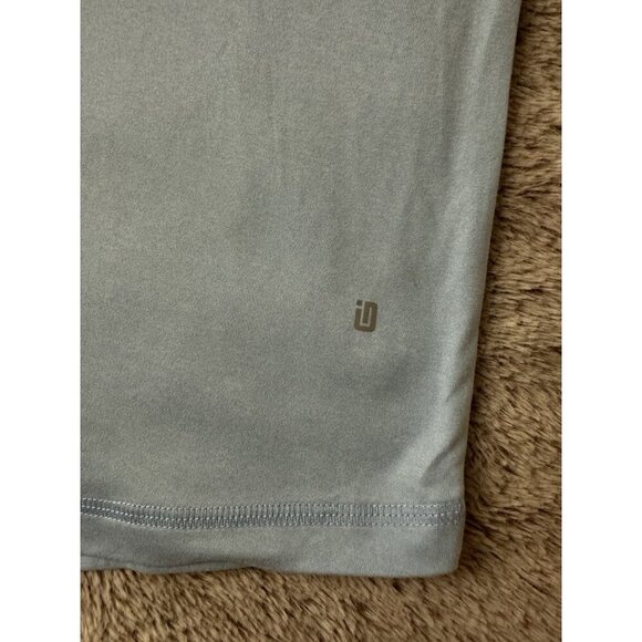 ID Ideology Women's Plus Size Curved-Hem V-Neck Top Shirt Sky Sail Blue  3X - Picture 10 of 10